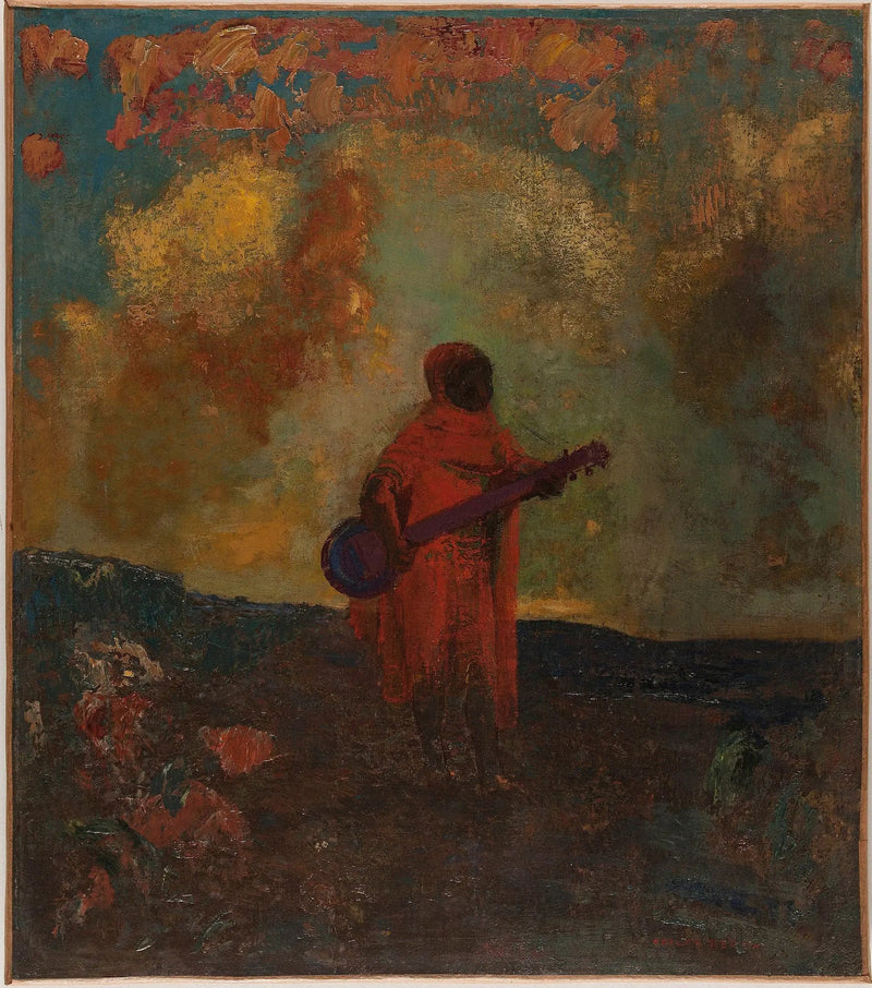Arabski muzyk - Odilon Redon