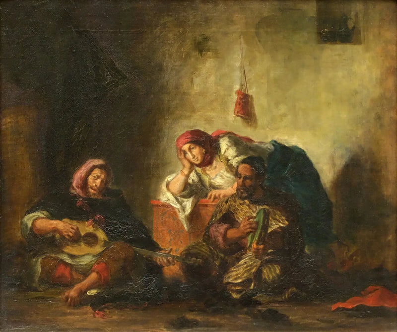 Muzycy żydowscy z Mogadoru - Eugène Delacroix