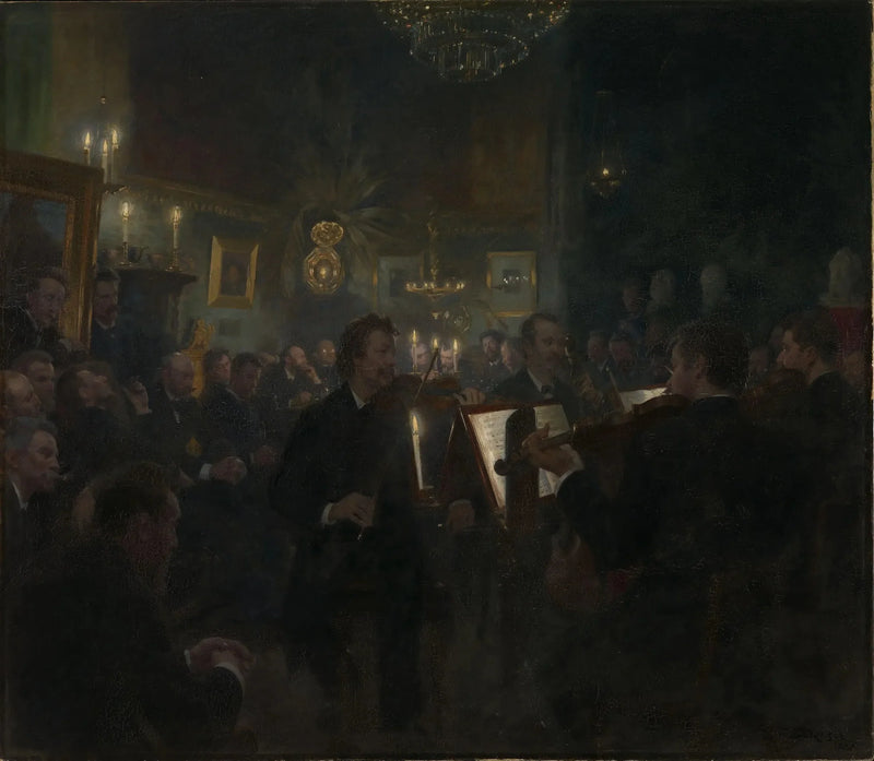 Muzyka w studio - Peder Severin Krøyer