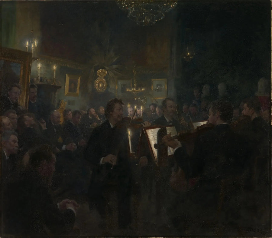 Muzyka w studio - Peder Severin Krøyer