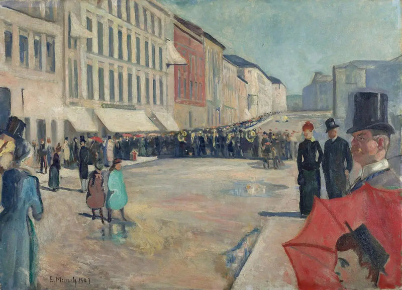 Muzyka na Karl Johan - Edvard Munch