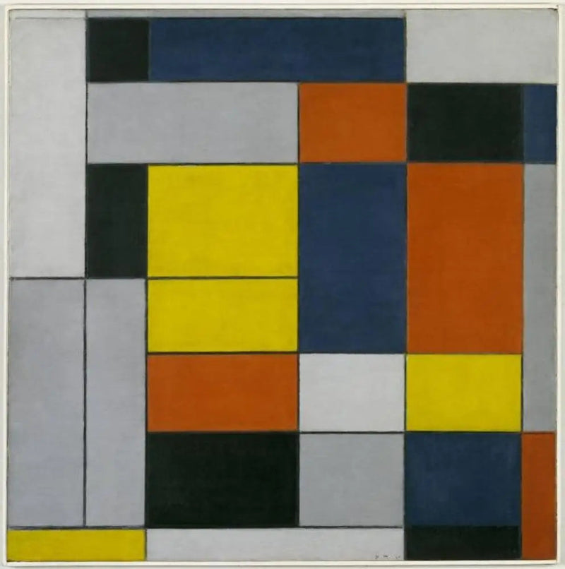Nr VI / Kompozycja Nr II - Piet Mondrian