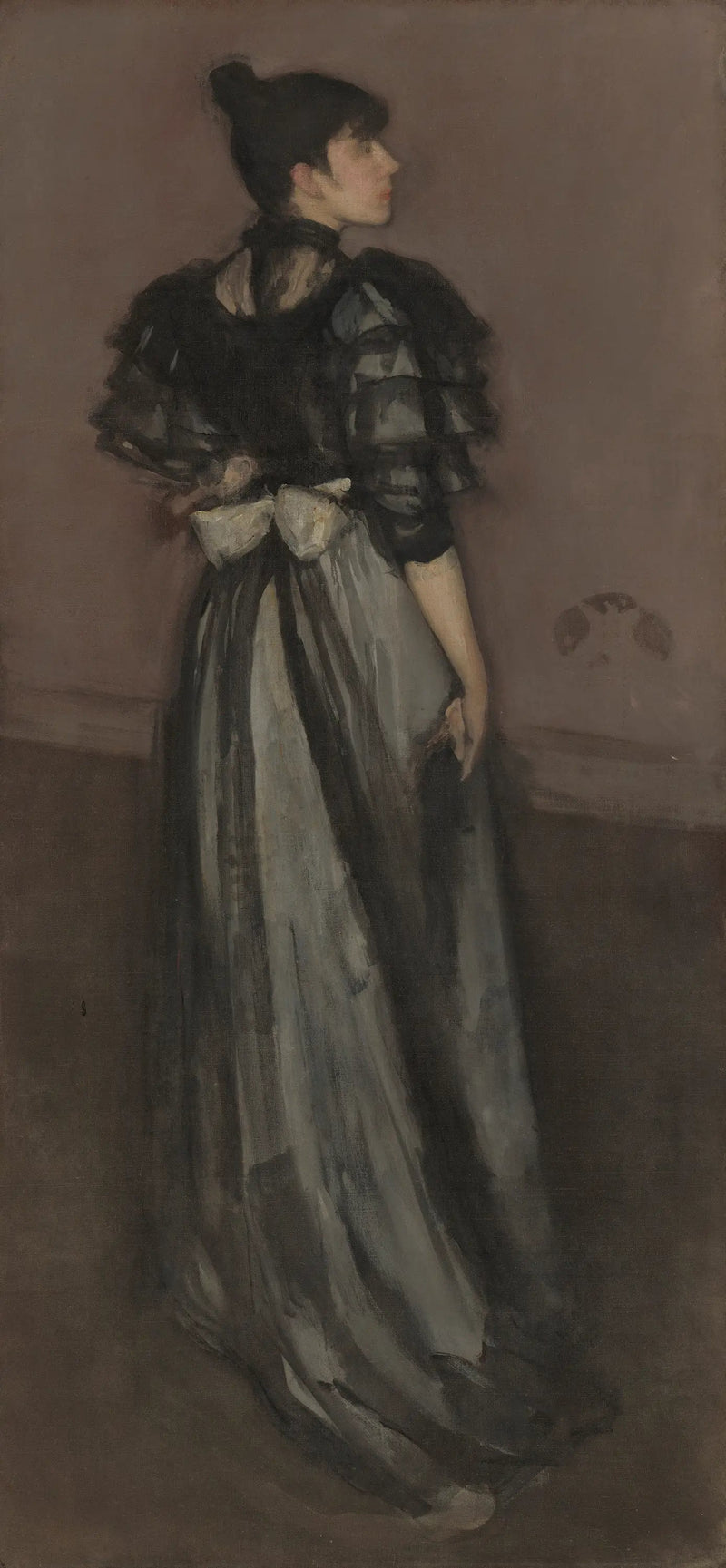 Perłowy i srebrny: Andaluzjanka - James Abbott McNeill Whistler