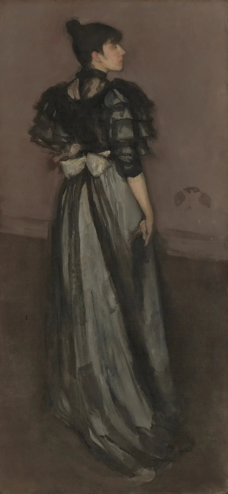 Perłowy i srebrny: Andaluzjanka - James Abbott McNeill Whistler