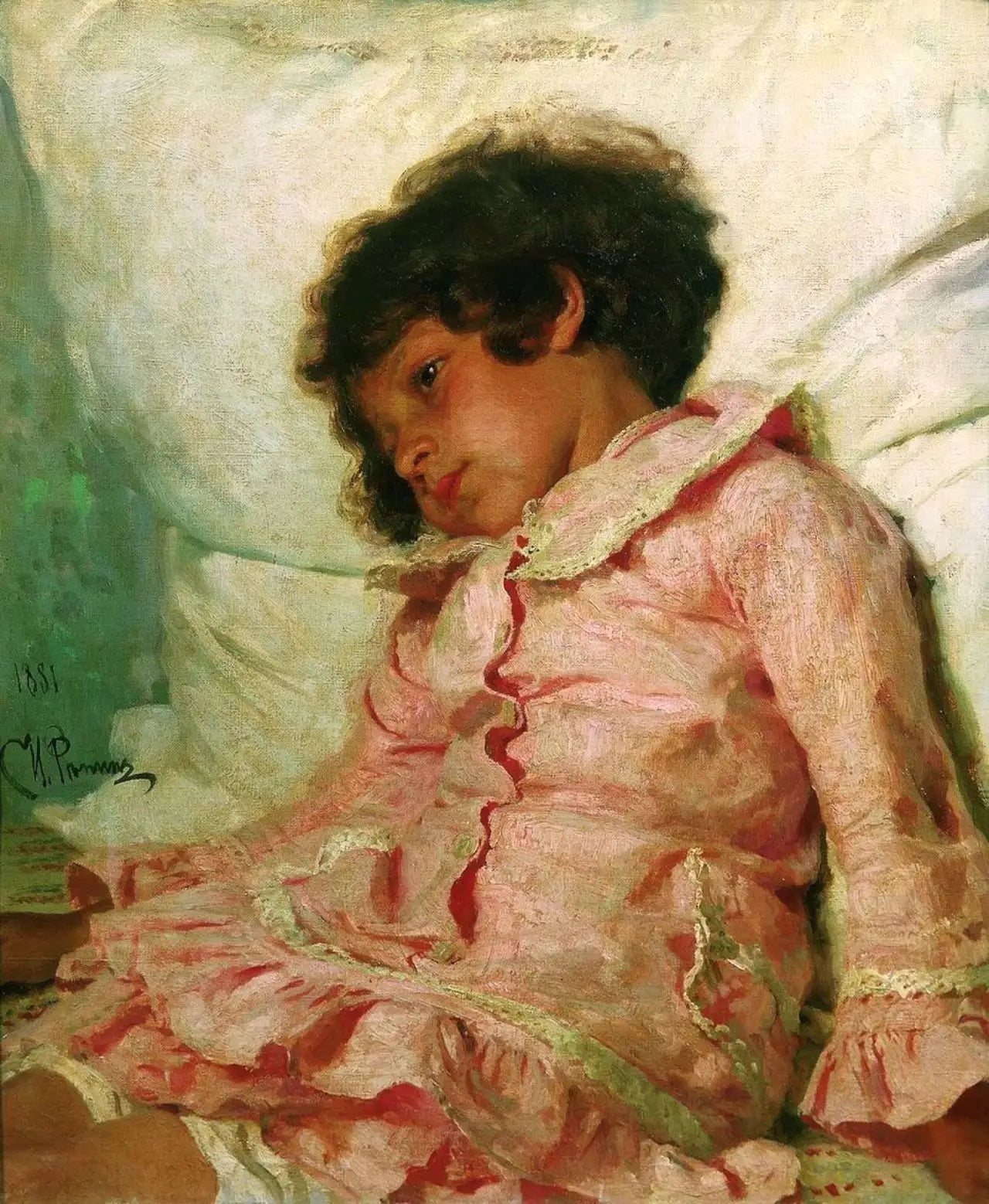 Nadia Répine - Ilya Repin - Alpha Reproduction