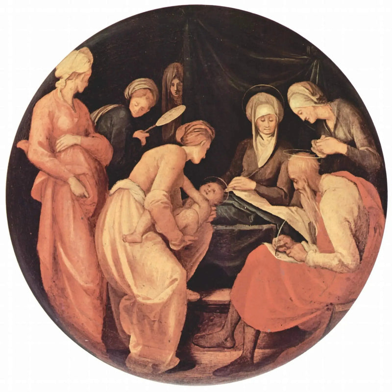 Narodziny Jean-Baptiste - Pontormo