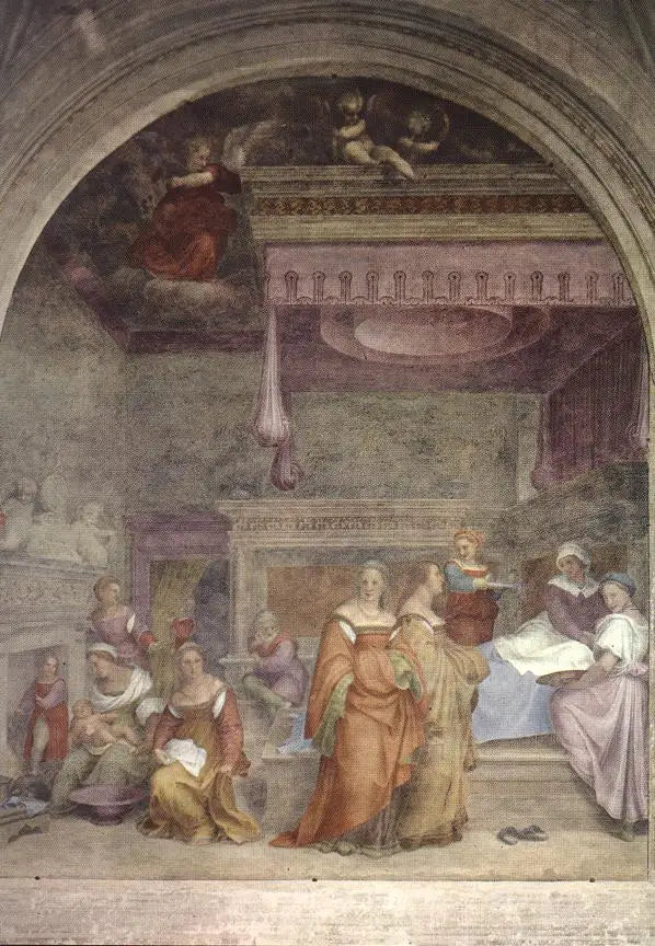 Narodziny dziewicy - Andrea del Sarto
