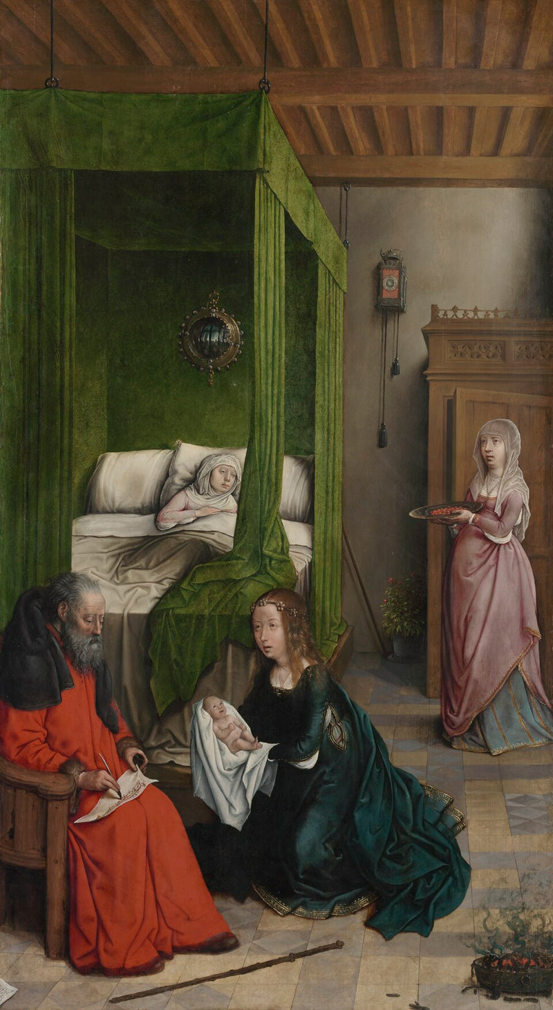 Narodziny świętego Jana Chrzciciela - Juan de Flandes