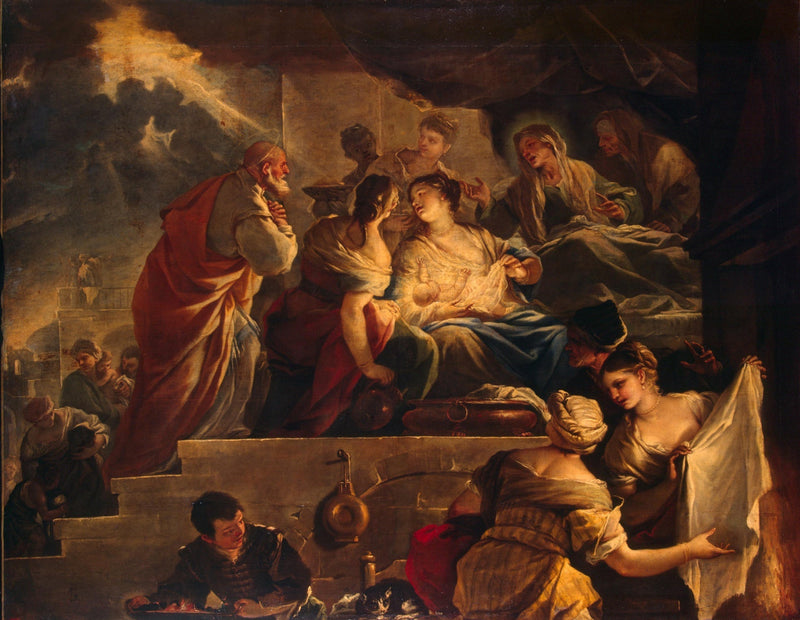 Narodziny świętego Jana Chrzciciela - Luca Giordano