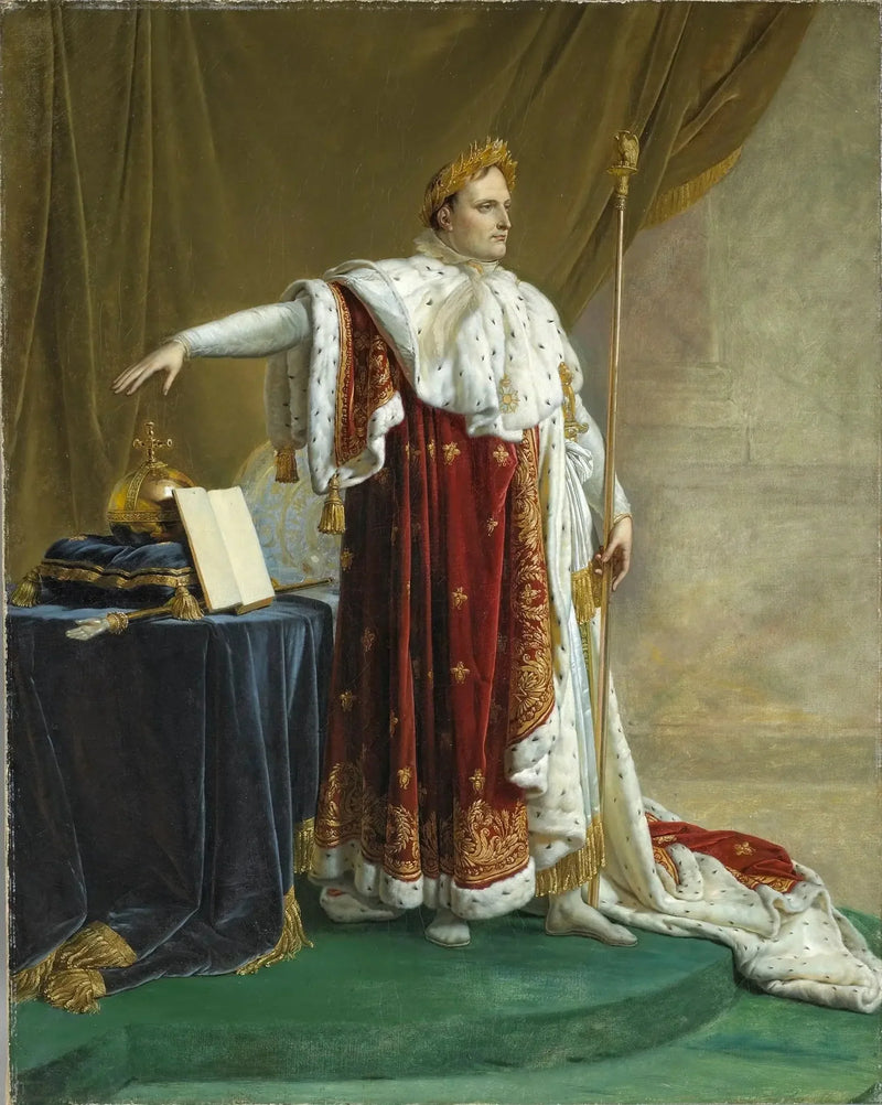 Napoléon I w stroju koronacyjnym - Anne-Louis Girodet