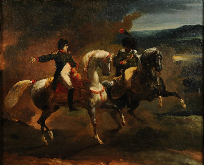 Napoleon wydający rozkaz wyższemu oficerowi Gwardii - Théodore Géricault