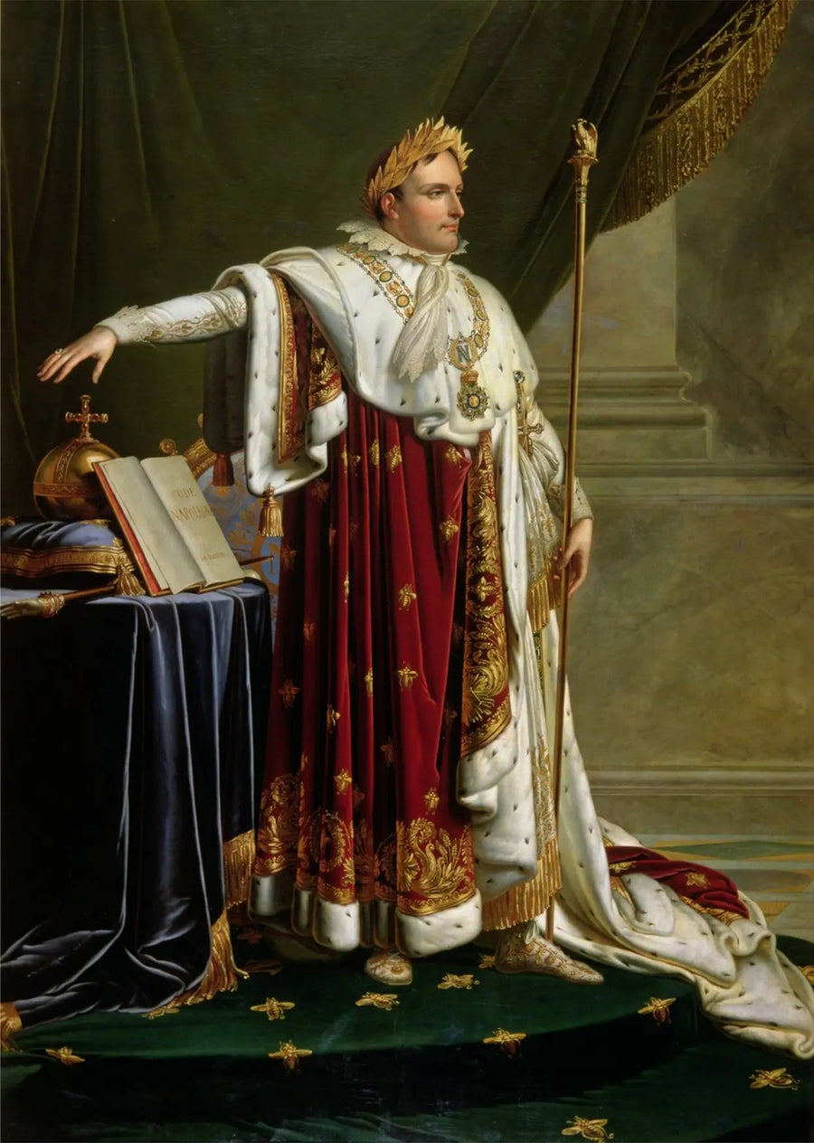 Napoleon w stroju cesarskim - Anne-Louis Girodet