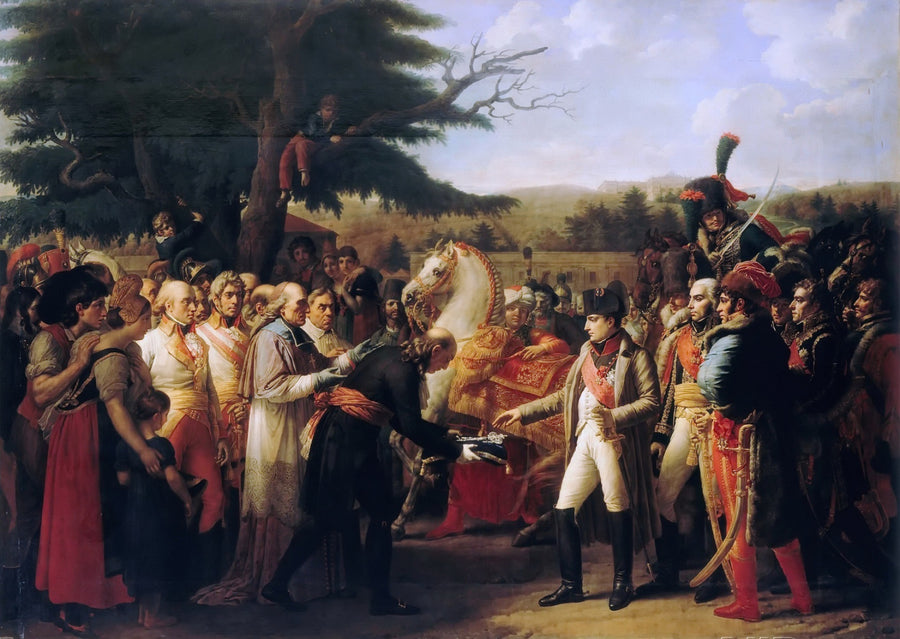 Napoléon recevant les clés de Vienne - Anne-Louis Girodet