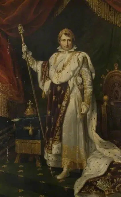 Napoleon I (1769-1821), cesarz Francuzów (1804-1815), w stroju koronacyjnym - François Gérard