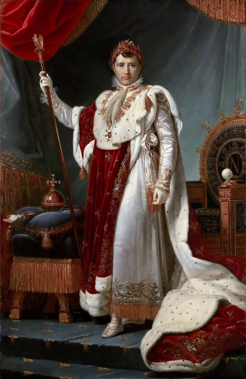 Napoleon I w stroju koronacyjnym - François Gérard