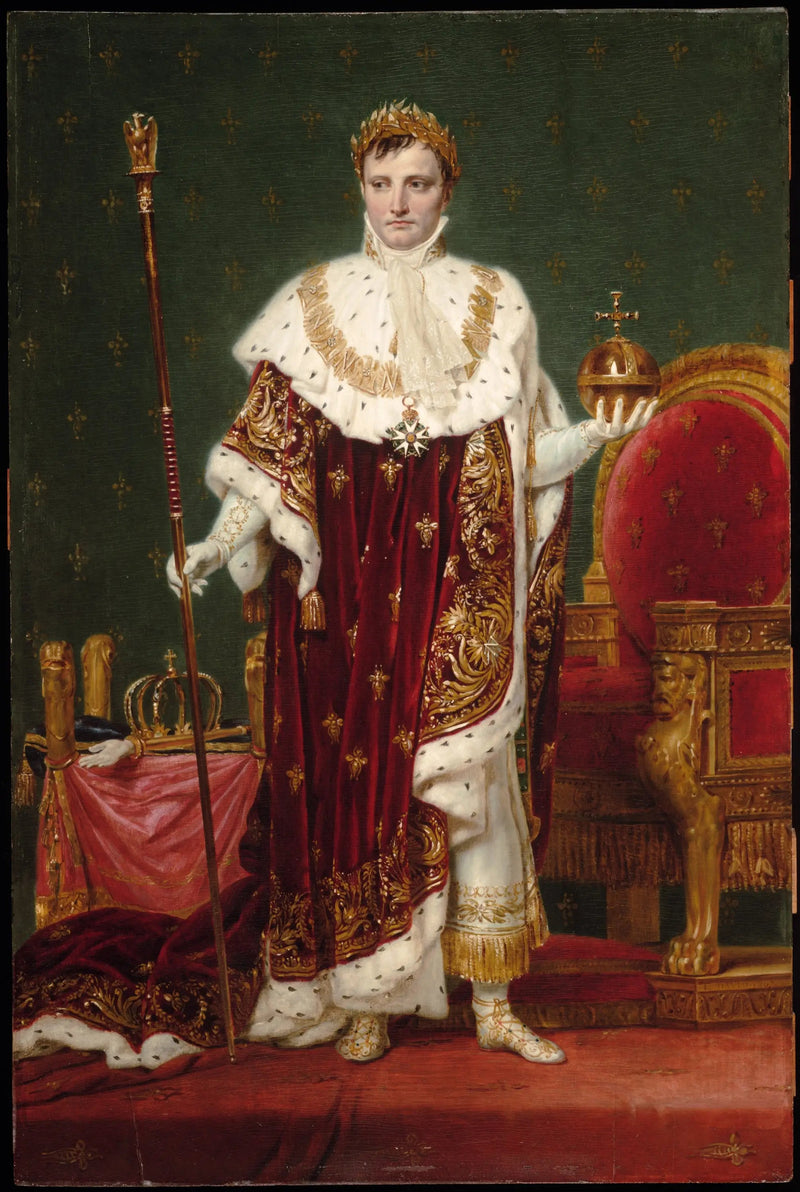 Napoleon I w szatach cesarskich - Jacques-Louis David