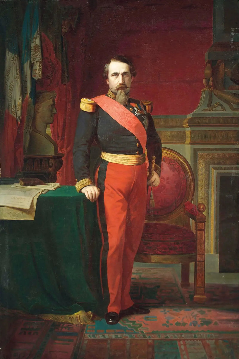 Napoleon III, cesarz Francuzów - Hippolyte Flandrin