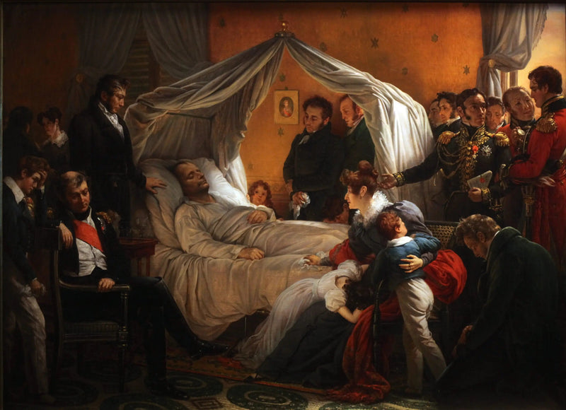 Napoleon na swoim łożu śmierci - Charles de Steuben