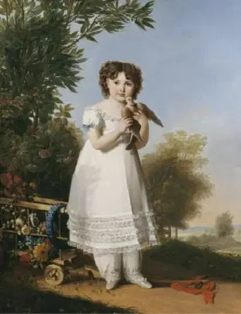 Napoléone-Elisa Bacciochi - Marie-Guillemine Benoist image 1 copie peinte à la main à l’huile