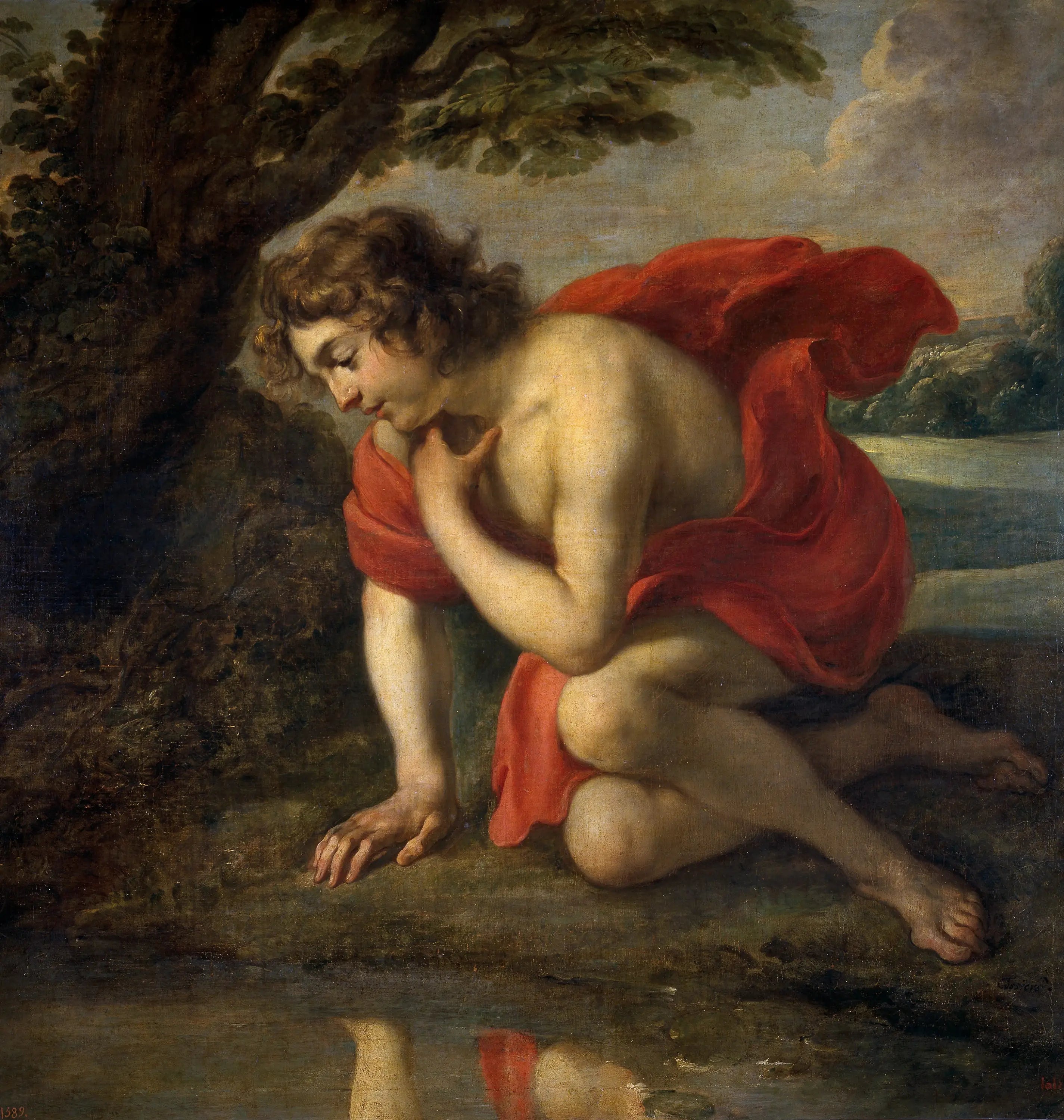 Narcisse - Peter Paul Rubens image 1 copie de tableau peinte à la main