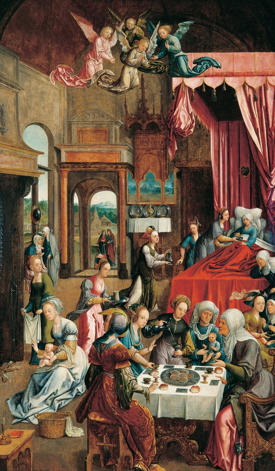 Narodzenie Najświętszej Maryi Panny - Jacob Cornelisz van Oostsanen
