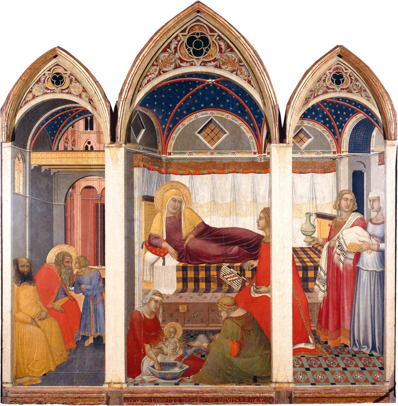 Nawiedzenie Najświętszej Maryi Panny - Pietro Lorenzetti
