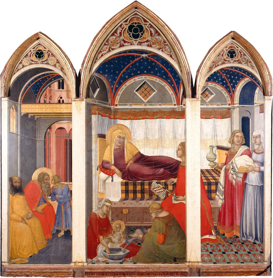 Nawiedzenie Najświętszej Maryi Panny - Pietro Lorenzetti
