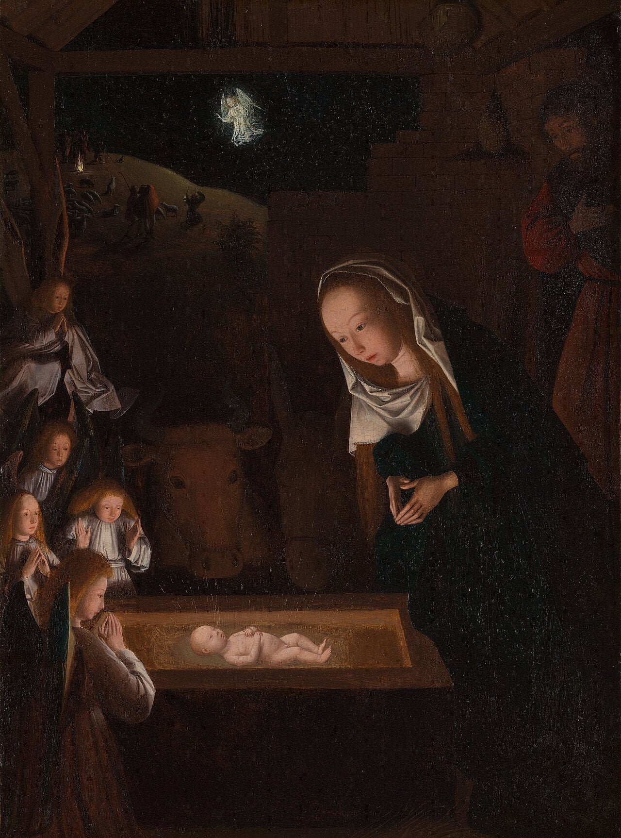 Nativité de nuit - Geertgen tot Sint Jans image 1 tableau peint à l’huile sur toile