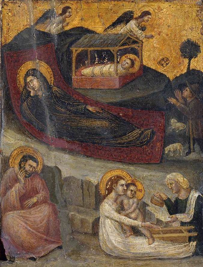 Narodzenie i Zwiastowanie pasterzom - Pietro da Rimini