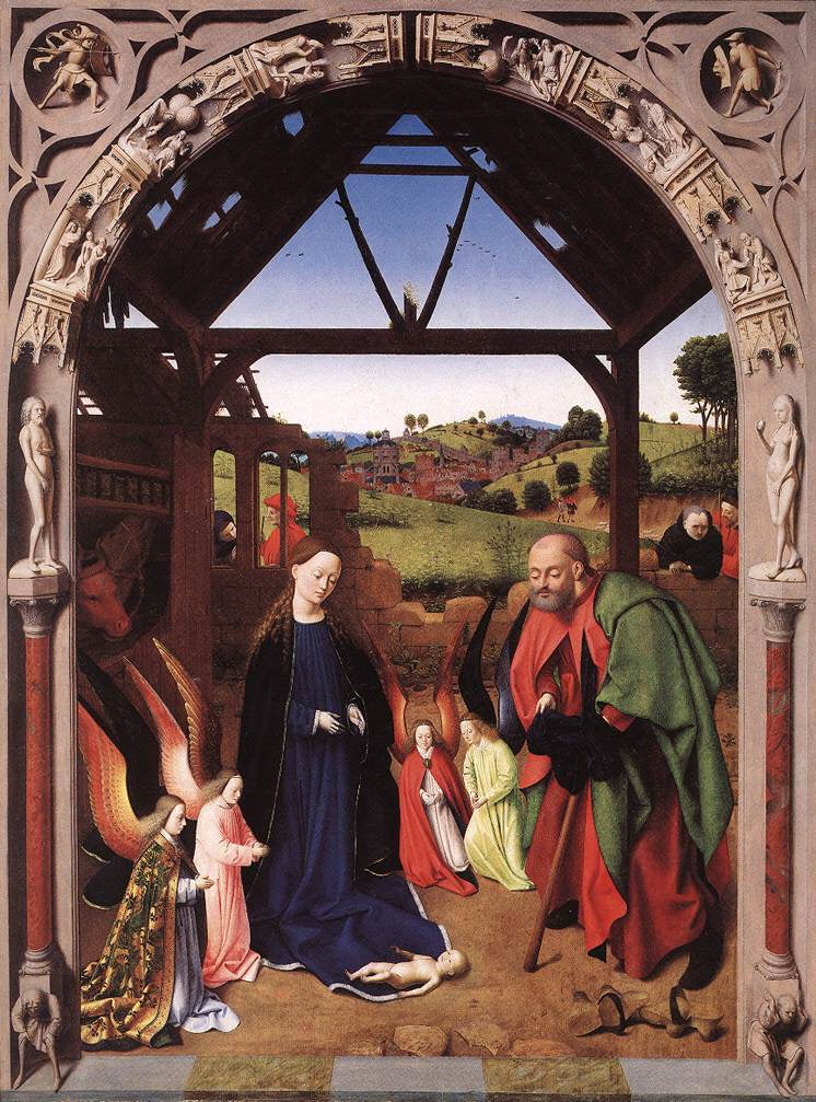 Betlejemska scena - Petrus Christus