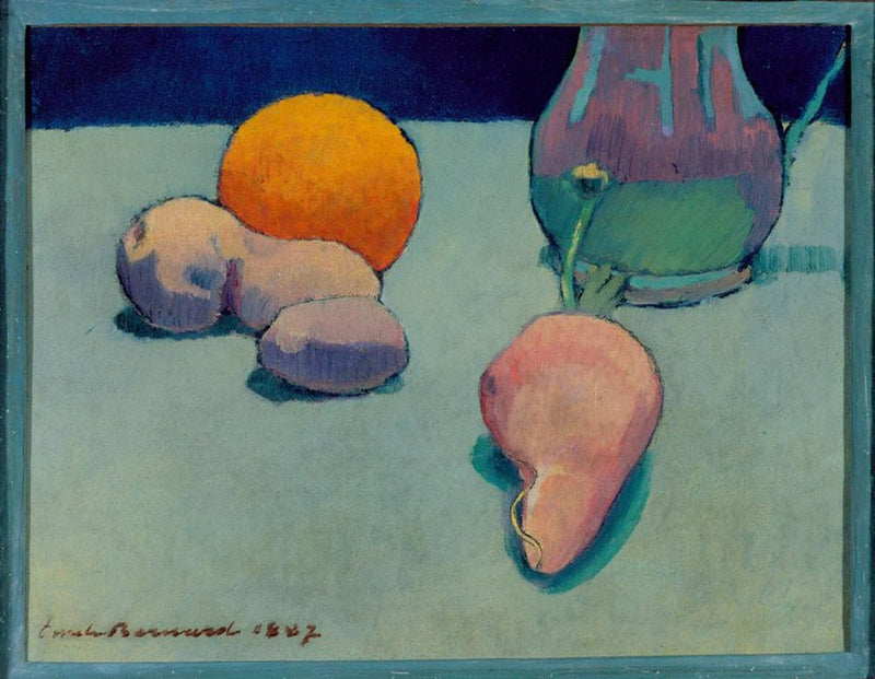 Martwa natura z pomarańczą i dzbankiem - Émile Bernard