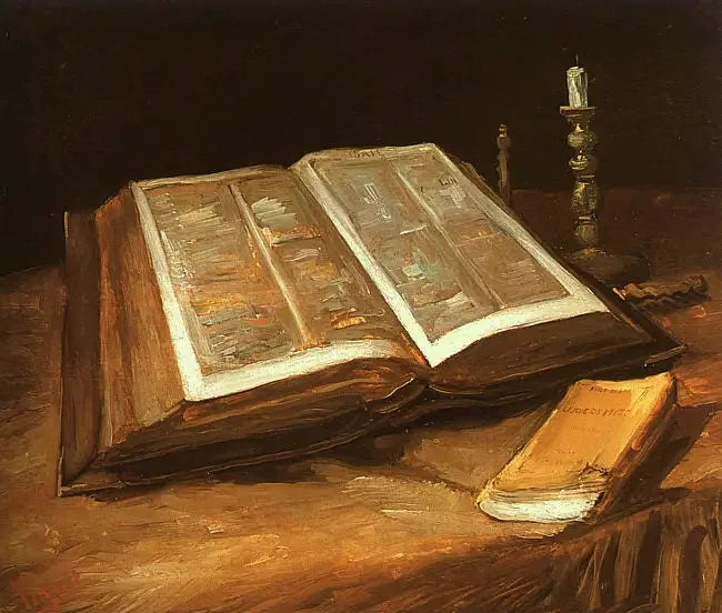 Martwa natura z Biblią - Vincent van Gogh