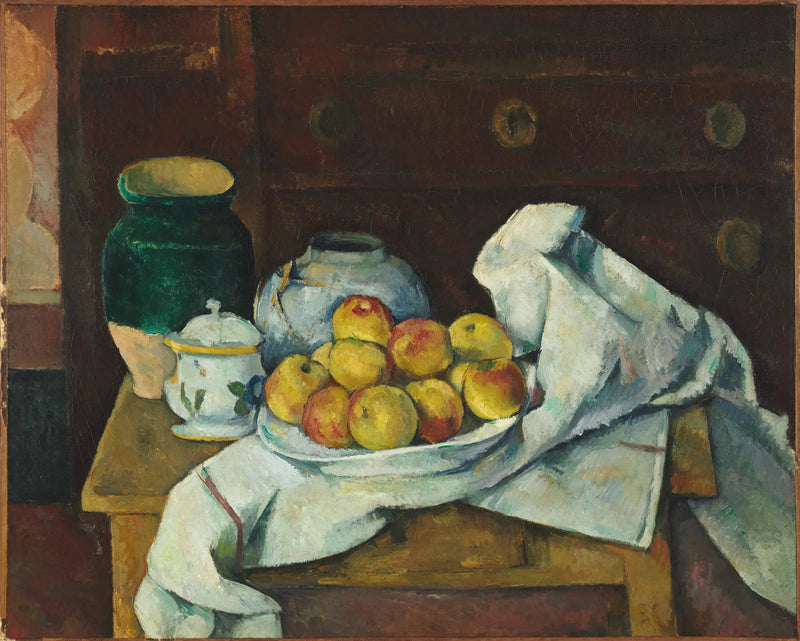 Martwa natura przy komodzie - Paul Cézanne