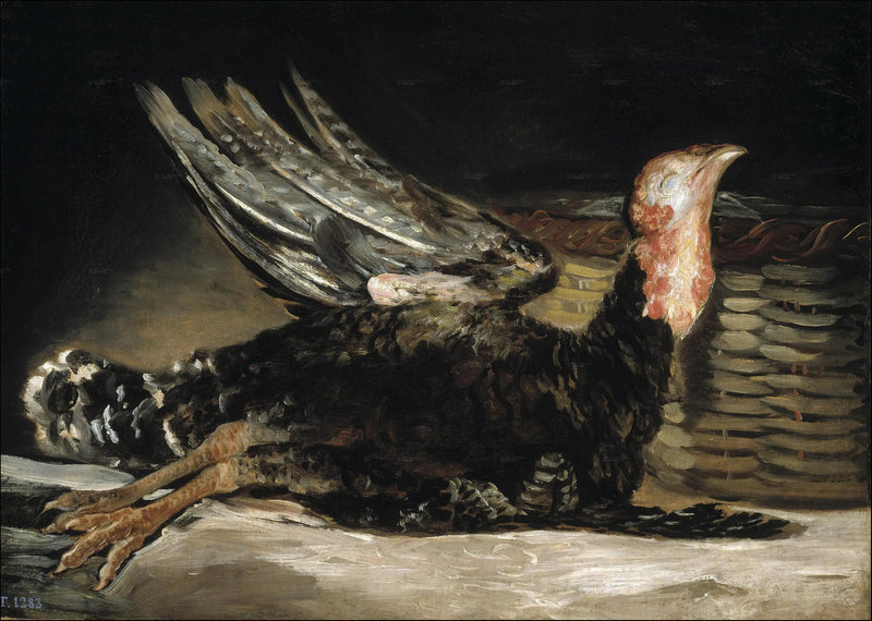 Martwa natura z indykiem - Francisco de Goya
