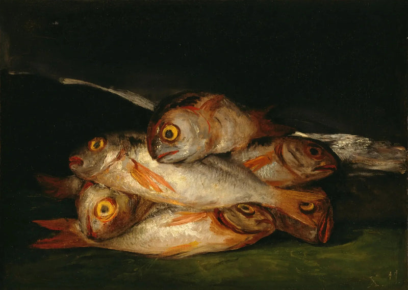 Martwa natura z doradą złotą - Francisco de Goya