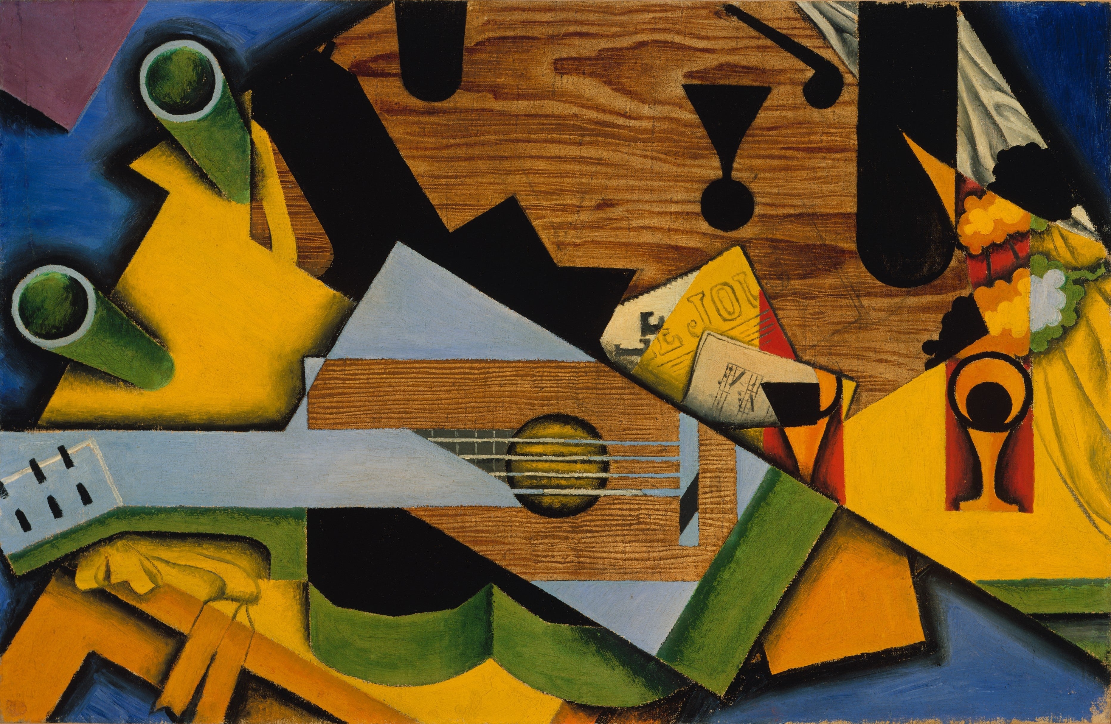 Martwa natura z gitarą - Juan Gris