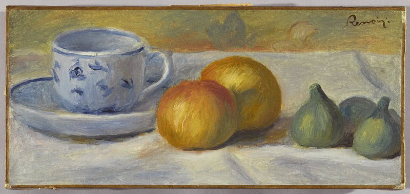 Martwa natura z niebieską filiżanką - Pierre-Auguste Renoir