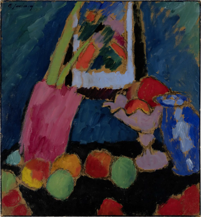 Martwa natura z fioletową miską - Aleksiej von Jawlensky
