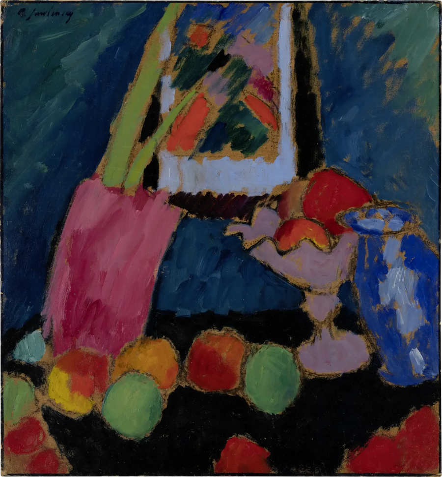 Martwa natura z fioletową miską - Aleksiej von Jawlensky