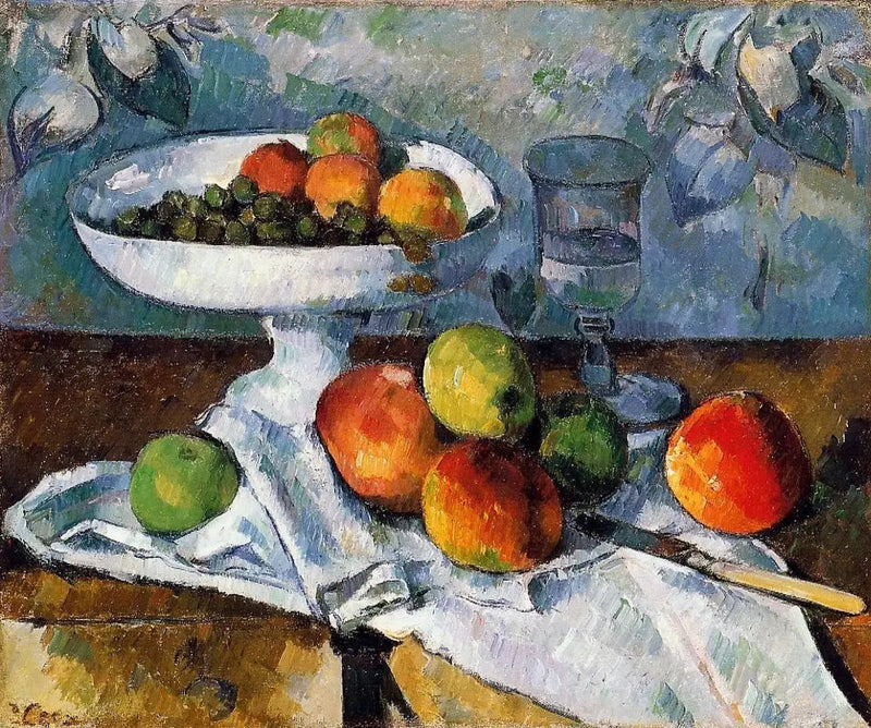 Martwa natura z paterą na owoce - Paul Cézanne