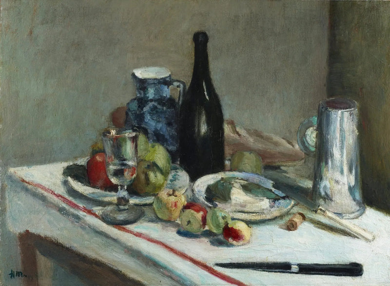 Martwa natura z czarnym nożem - Henri Matisse