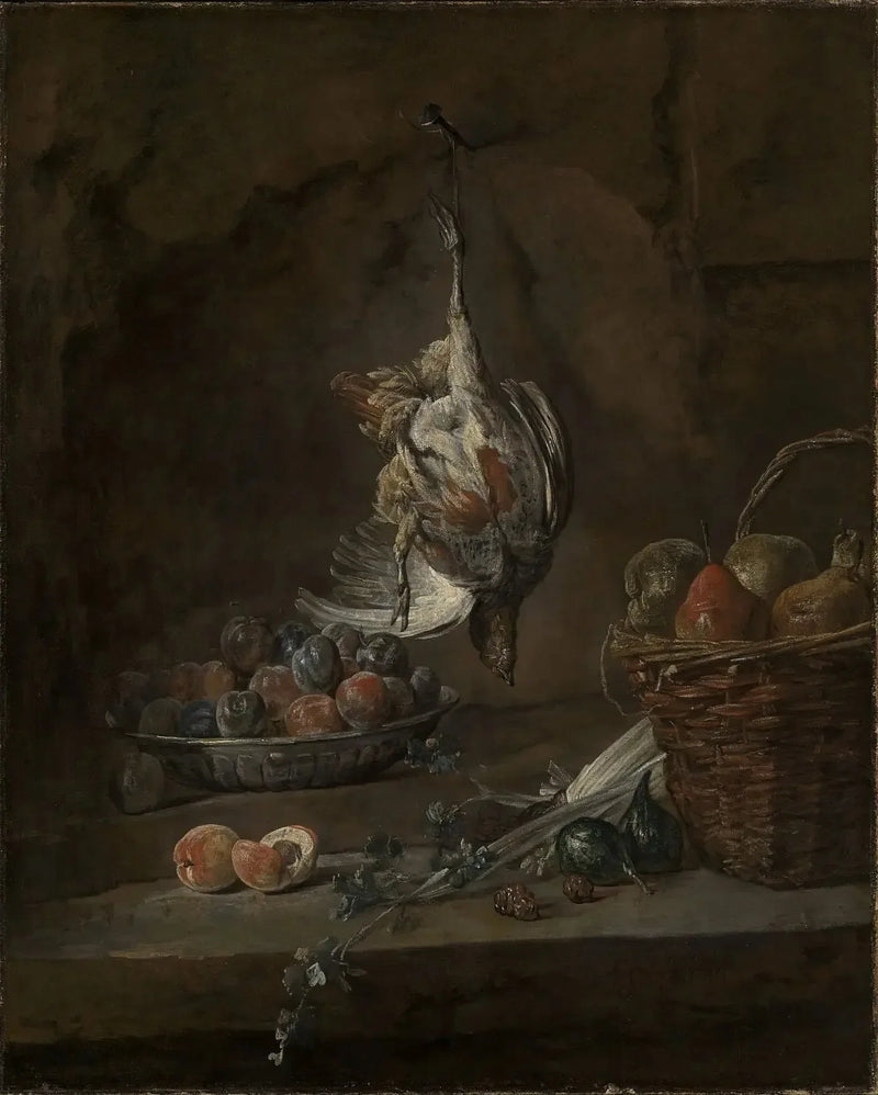 Martwa natura z padłym bażantem - Jean Simeón Chardin