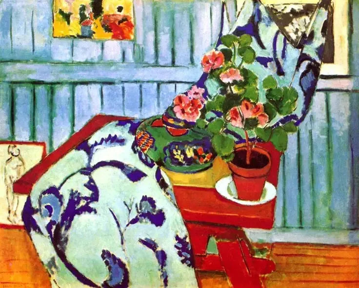 Martwa natura z geranium - Henri Matisse
