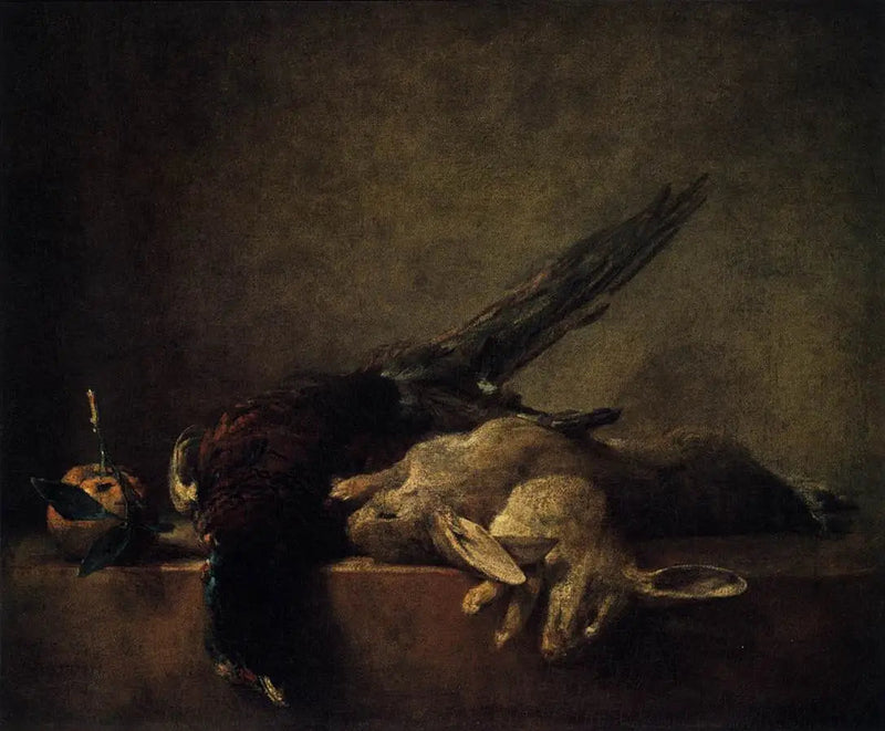Martwa natura z dziczyzną - Jean Simeón Chardin