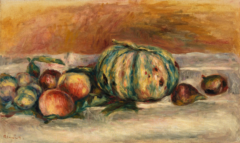 Martwa natura z melonem - Pierre-Auguste Renoir