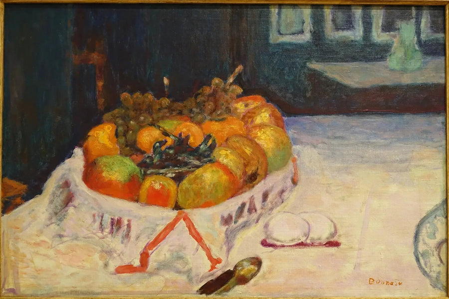 Martwa natura z koszem owoców - Pierre Bonnard