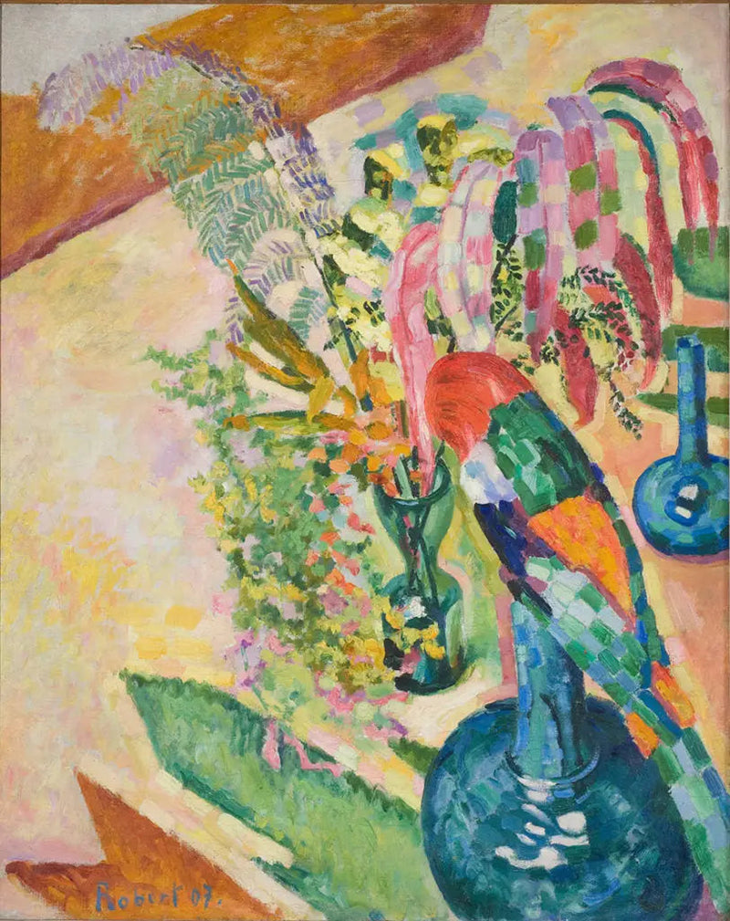 Martwa natura z papugą - Robert Delaunay