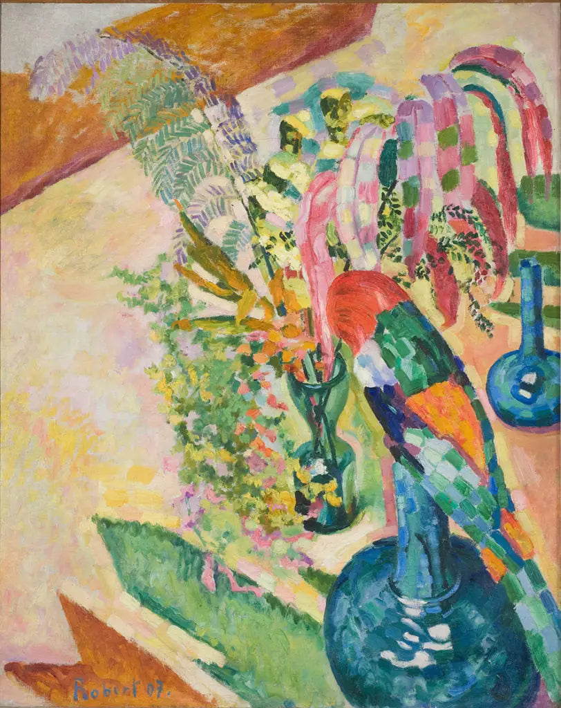 Martwa natura z papugą - Robert Delaunay