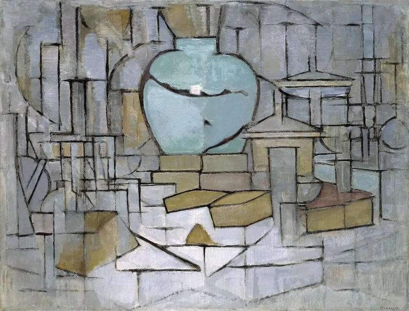 Martwa natura z imbrykiem II - Piet Mondrian