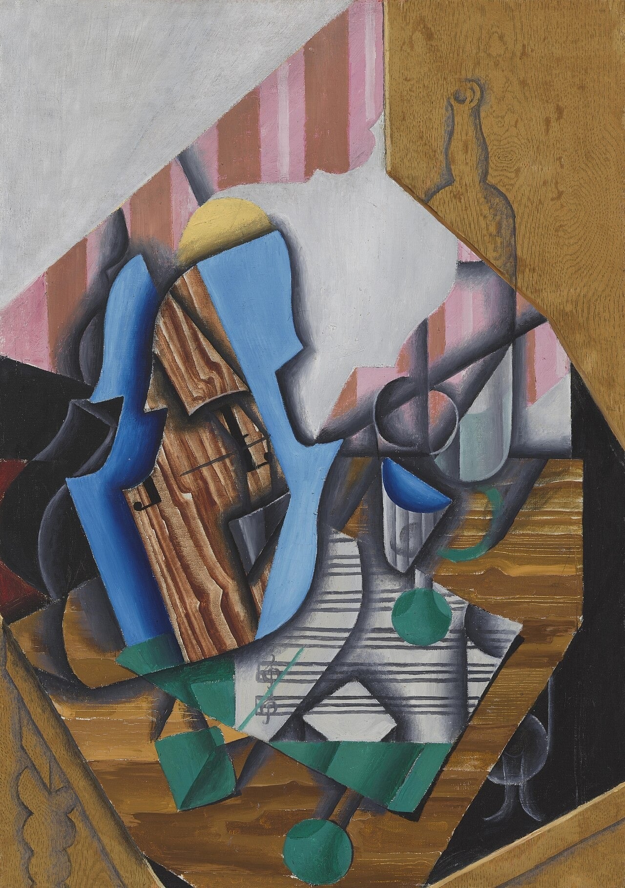 Nature morte au violon et partition - Juan Gris - Alpha Reproduction